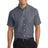 Port Authority ® Short Sleeve SuperPro ™ Oxford Shirt. S659 - Port Authority S659 Black XS Woven Shirts