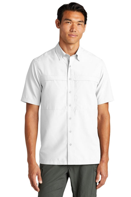 Port Authority ® Short Sleeve UV Daybreak Shirt W961 - Port Authority W961 White XS Woven Shirts