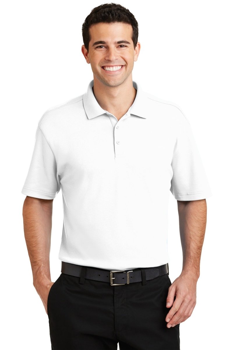 Port Authority ® Silk Touch ™ Interlock Performance Polo. K5200 - Port Authority K5200 White XS Polos/Knits