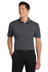 Port Authority ® Silk Touch™ Performance Pocket Polo. K540P - Port Authority K540P Steel Grey XS Polos/Knits