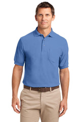 Port Authority ® Silk Touch™ Polo with Pocket. K500P - Port Authority K500P Ultramarine Blue XS Polos/Knits