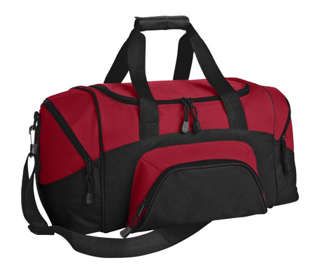 Port Authority ® - Small Colorblock Sport Duffel. BG990S - Port Authority BG990S True Red/ Black OSFA Bags