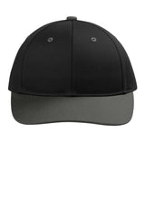 Port Authority ® Snapback Cap C118 - Port Authority C118 Black/ Grey Steel OSFA Hats