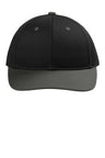 Port Authority ® Snapback Cap C118 - Port Authority C118 Black/ Grey Steel OSFA Hats