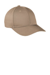 Port Authority ® Snapback Fine Twill Cap C801 - Port Authority C801 Khaki OSFA Hats