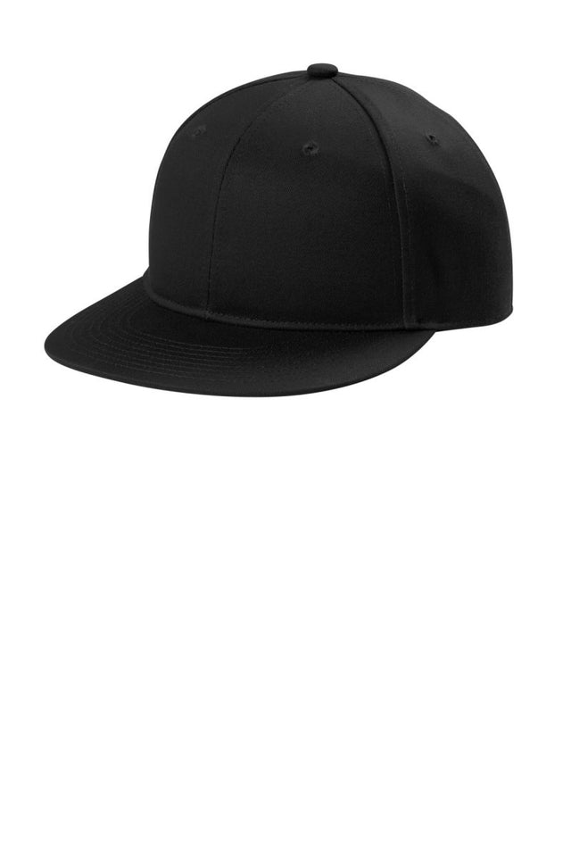 Port Authority ® Snapback Flat Bill Cap C116 - Port Authority C116 Black OSFA Hats