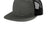 Port Authority ® Snapback Flat Bill Trucker Cap C117 - Port Authority C117 Grey Steel/ Black OSFA Hats
