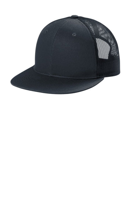 Port Authority ® Snapback Flat Bill Trucker Cap C117 - Port Authority C117 Rich Navy OSFA Hats
