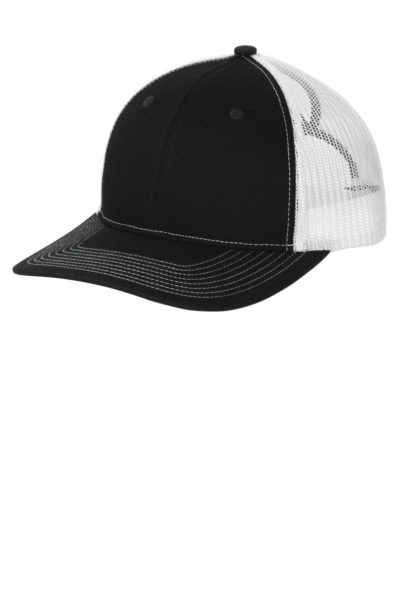 Port Authority ® Snapback Ponytail Trucker Cap LC401 - Port Authority LC401 Black/ White OSFA Hats