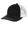 Port Authority ® Snapback Ponytail Trucker Cap LC401 - Port Authority LC401 Black/ White OSFA Hats