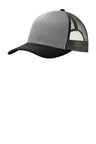 Port Authority ® Snapback Trucker Cap. C402 - Port Authority C402 Gusty Grey/ Black/ Grey Steel OSFA Hats
