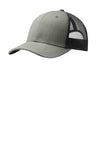 Port Authority ® Snapback Trucker Cap. C402 - Port Authority C402 Heather Grey/ Black OSFA Hats