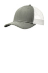 Port Authority ® Snapback Trucker Cap. C402 - Port Authority C402 Heather Grey/ White OSFA Hats