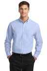 Port Authority ® SuperPro ™ Oxford Shirt. S658 - Port Authority S658 Oxford Blue XS Woven Shirts