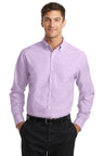 Port Authority ® SuperPro ™ Oxford Shirt. S658 - Port Authority S658 Soft Purple XS Woven Shirts