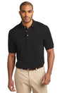 Port Authority ® Tall Heavyweight Cotton Pique Polo. TLK420 - Port Authority TLK420 Black LT Polos/Knits