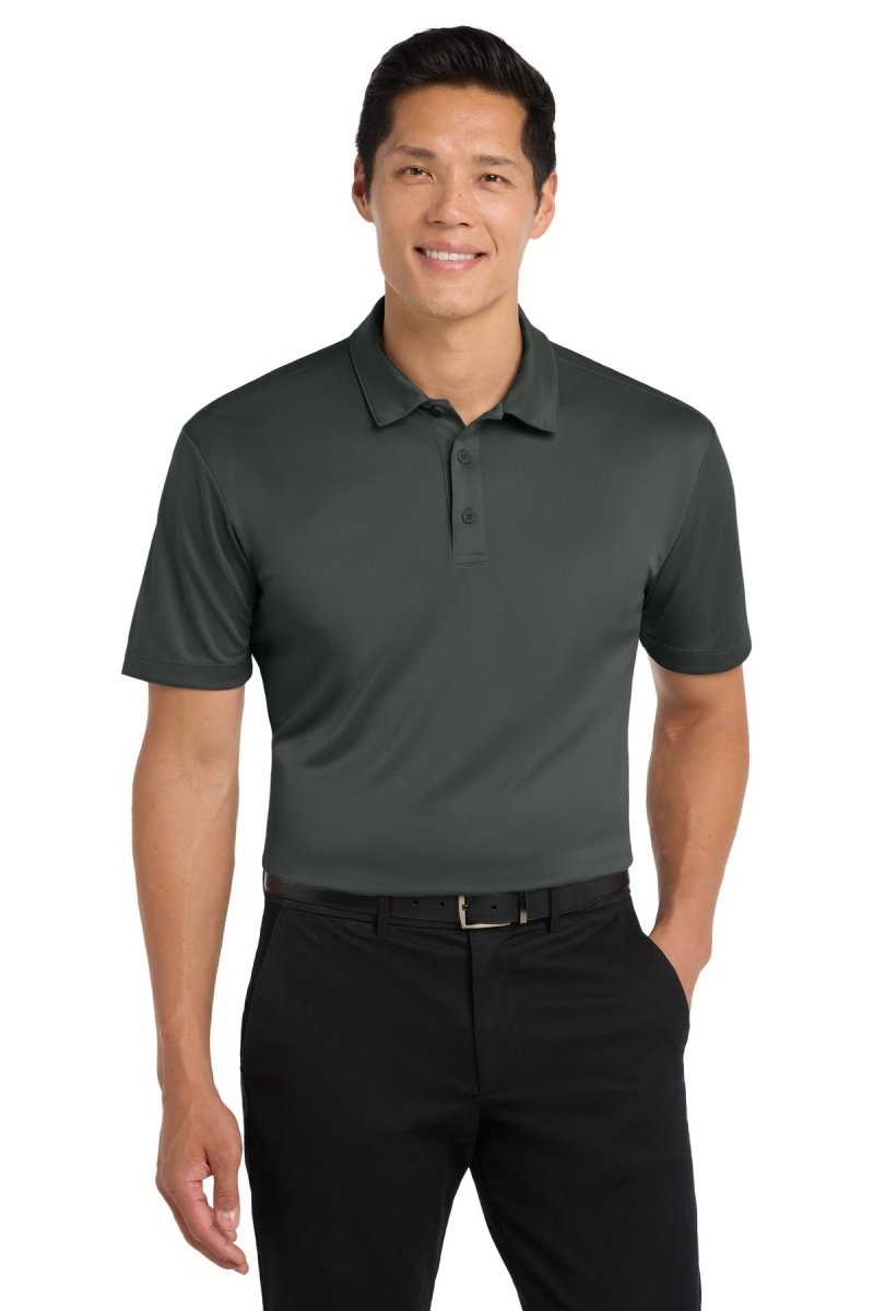 Port Authority ® Tall Silk Touch™ Performance Polo. TLK540 - Port Authority TLK540 Steel Grey LT Polos/Knits