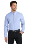 Port Authority ® Tall SuperPro ™ Oxford Shirt. TS658 - Port Authority TS658 Oxford Blue LT Tall