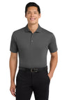 Port Authority ® Tall Tech Pique Polo. TLK527 - Port Authority TLK527 Grey Smoke LT Polos/Knits