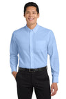 Port Authority TLS608 Tall Long Sleeve Easy Care Shirt – Wholesale Dress Shirt Light Blue/ Light Stone LT Tall