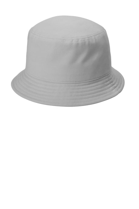 Port Authority ® Twill Short Brim Bucket Hat C976 - Port Authority C976 Gusty Grey L/XL Hats