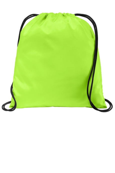 Port Authority ® Ultra - Core Cinch Pack. BG615 - Port Authority BG615 Lime Shock OSFA Drawstring Bags