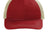 Port Authority ® Unstructured Snapback Trucker Cap C119 - Port Authority C119 Flame Red/ Tan OSFA Hats