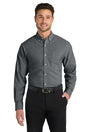 Port Authority ® Untucked Fit SuperPro ™ Oxford S651 - Port Authority S651 Black XS Woven Shirts