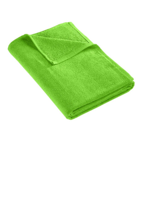 Port Authority ® Value Beach Towel PT44 - Port Authority PT44 Bright Lime OSFA Classic Towels