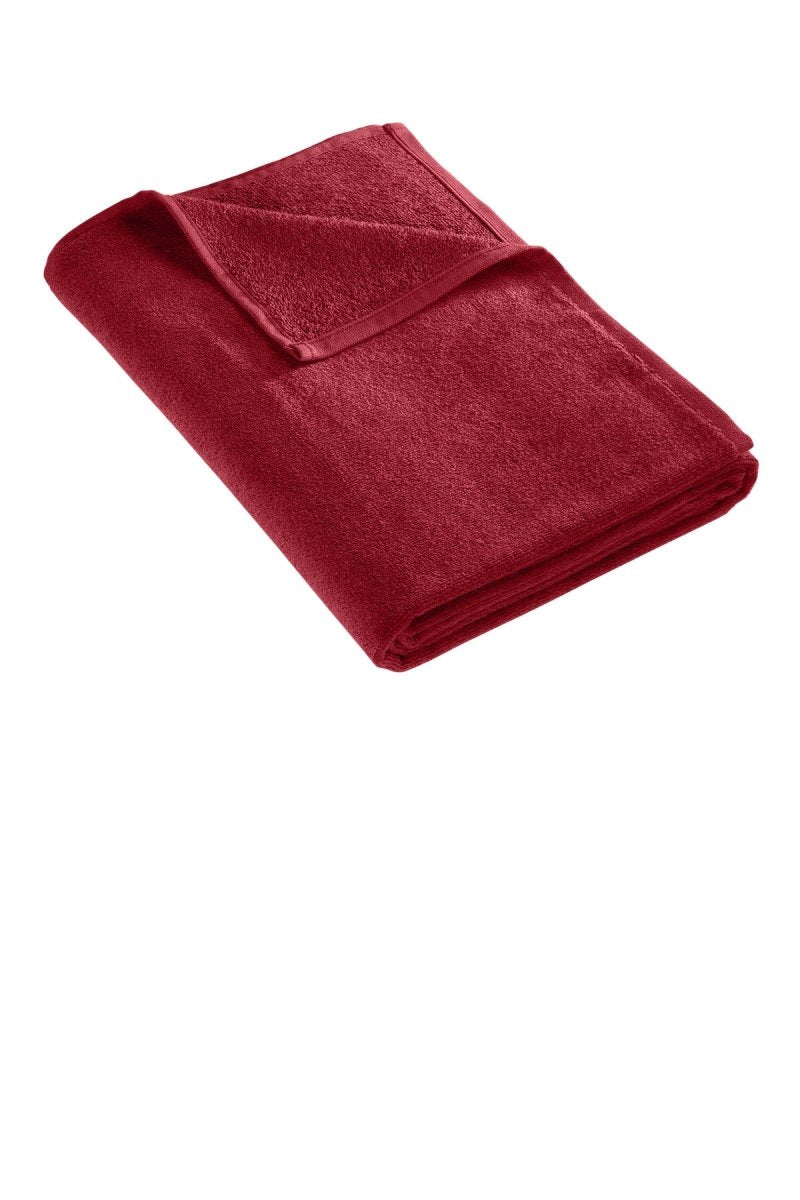 Port Authority ® Value Beach Towel PT44 - Port Authority PT44 Red OSFA Classic Towels