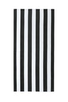Port Authority ® Value Cabana Stripe Beach Towel PT45 - Port Authority PT45 Black OSFA Classic Towels