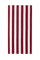 Port Authority ® Value Cabana Stripe Beach Towel PT45 - Port Authority PT45 Red OSFA Classic Towels