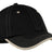 Port Authority ® Vintage Washed Contrast Stitch Cap. C835 - Port Authority C835 Black/ Stone OSFA Hats