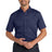 Port Authority W809 Short Sleeve SuperPro React Twill Shirt - Port Authority W809 True Navy XS Woven Shirts