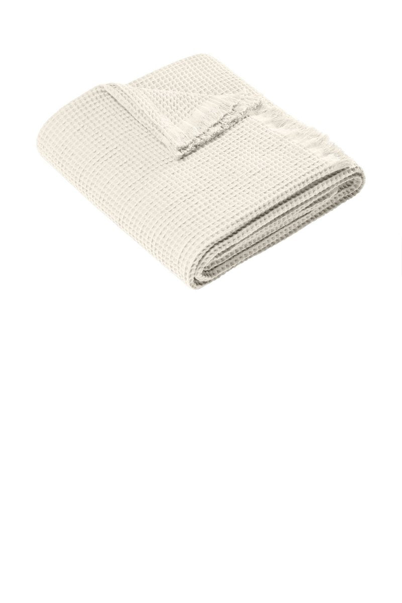 Port Authority ® Waffle Throw BP92 - Port Authority BP92 Parchment OSFA Accessories