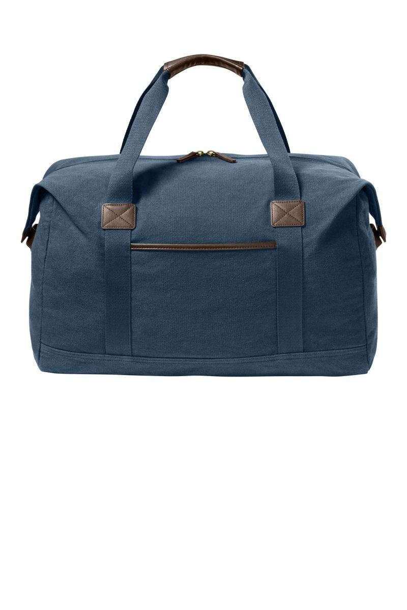 Port Authority ® Washed Canvas Duffel BG8030 - Port Authority BG8030 River Blue Navy OSFA Bags