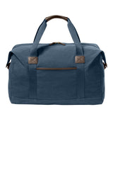 Port Authority ® Washed Canvas Duffel BG8030 - Port Authority BG8030 River Blue Navy OSFA Bags
