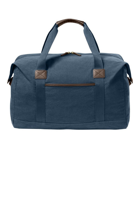 Port Authority ® Washed Canvas Duffel BG8030 - Port Authority BG8030 River Blue Navy OSFA Bags