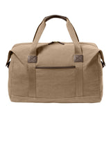 Port Authority ® Washed Canvas Duffel BG8030 - Port Authority BG8030 Woodland Brown OSFA Bags
