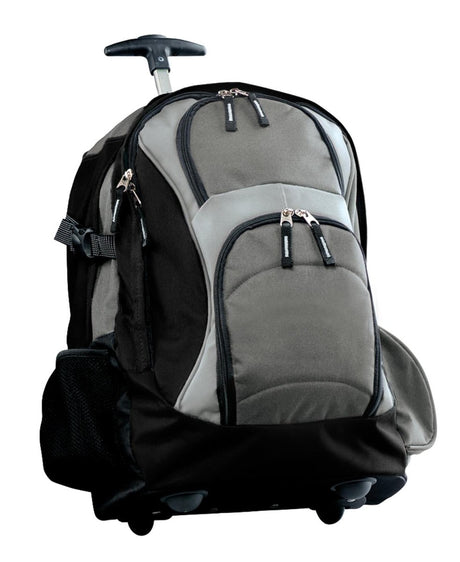 Port Authority ® Wheeled Backpack. BG76S - Port Authority BG76S Dark Grey/ Black OSFA Backpacks