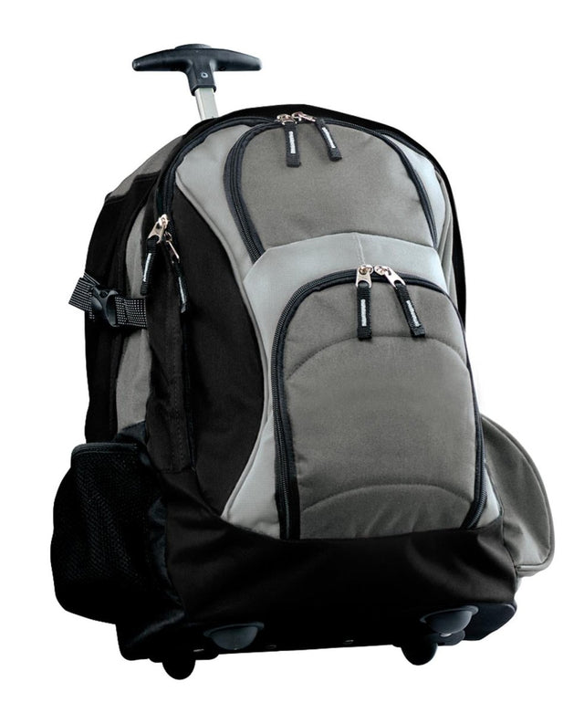 Port Authority ® Wheeled Backpack. BG76S - Port Authority BG76S Dark Grey/ Black OSFA Backpacks