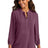 Port Authority ® Women's 3/4 - Sleeve Textured Crepe Tunic LW713 - Port Authority LW713 Purple Mist XS Women's