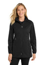 Port Authority ® Women's Active Hooded Soft Shell Jacket. L719 - Port Authority L719 Deep Black XS Soft Shell Jackets