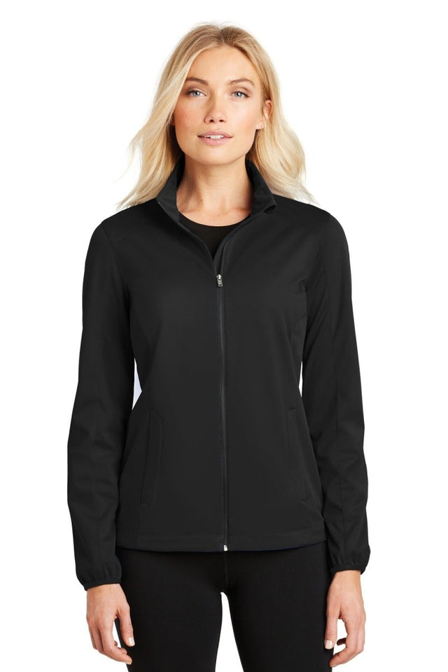 Port Authority ® Women's Active Soft Shell Jacket. L717 - Port Authority L717 Deep Black XS Soft Shell Jackets