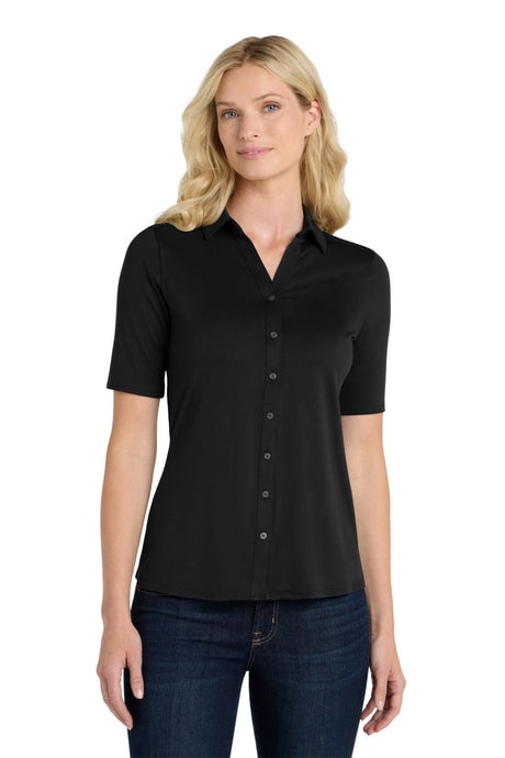 Port Authority ® Women's City Stretch Top. LK682 - Port Authority LK682 Black XS Polos/Knits