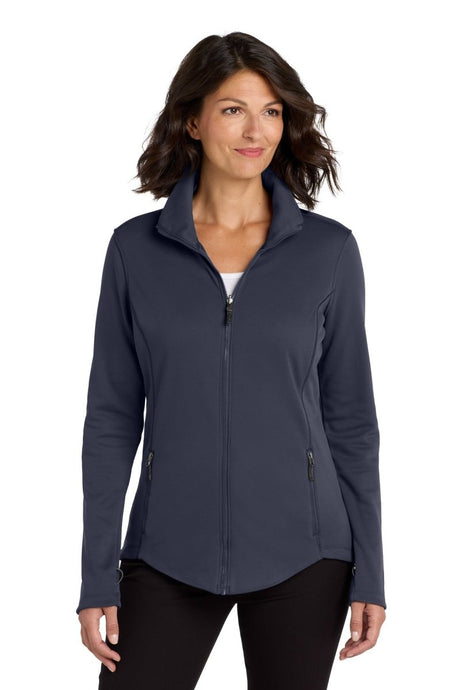 Port Authority ® Women's Collective Smooth Fleece Jacket. L904 - Port Authority L904 River Blue Navy XS Fleece Jackets