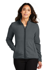 Port Authority ® Women's Connection Fleece Jacket L110 - Port Authority L110 Charcoal XS Fleece Jackets