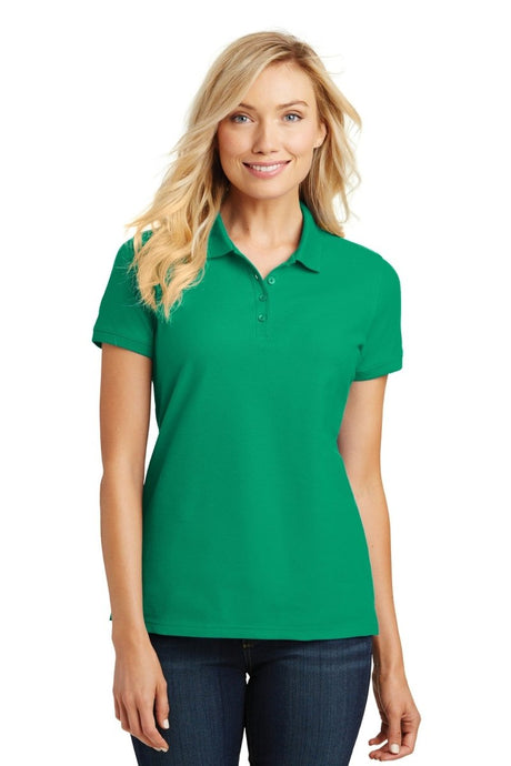 Port Authority ® Women's Core Classic Pique Polo. L100 - Port Authority L100 Bright Kelly Green XS Polos/Knits