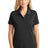 Port Authority ® Women's Dry Zone ® UV Micro - Mesh Tipped Polo. LK111 - Port Authority LK111 Deep Black/ Graphite XS Polos/Knits