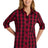Port Authority ® Women's Everyday Plaid Shirt. LW670 - Port Authority LW670 Rich Red XS Woven Shirts